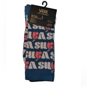 VANS MEN’S SOCKS WITH THE CLASSIC VAN’S NAME WRITTEN AND REWRITTEN OVER & OVER
